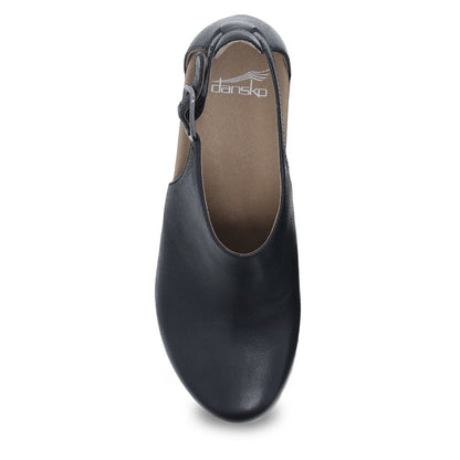 Sassy | Milled Burnished | Black - shoe - Dansko