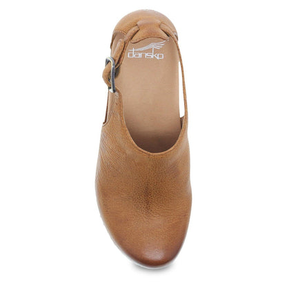 Sassy | Milled Burnished | Tan - shoe - Dansko