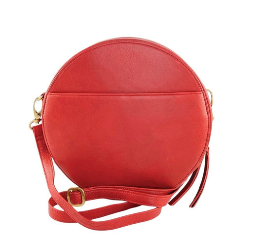 Sawyer Circle Crossbody | Leather | Garnet - Bag - Osgoode Marley