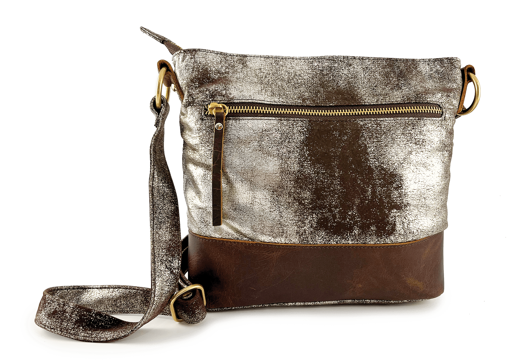 Scarlet Small Hobo | Burnished Metal - Bag - Osgoode Marley