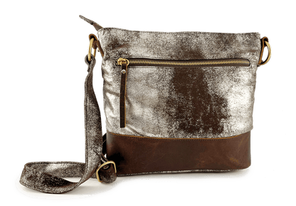 Scarlet Small Hobo | Burnished Metal - Bag - Osgoode Marley