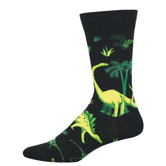 Scenic Dinos | Men | Black - socks - Socksmith