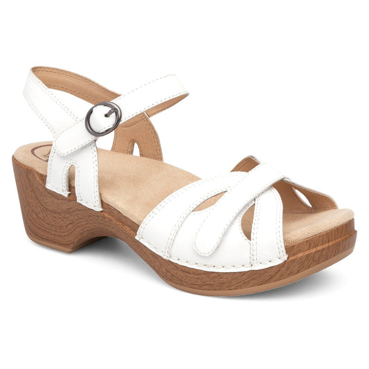 Season | Leather | White - sandals - Dansko
