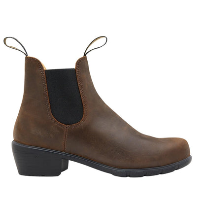 Series Heeled Boot 1673 | Women | Leather | Antique Brown - Boot - BLUNDSTONE
