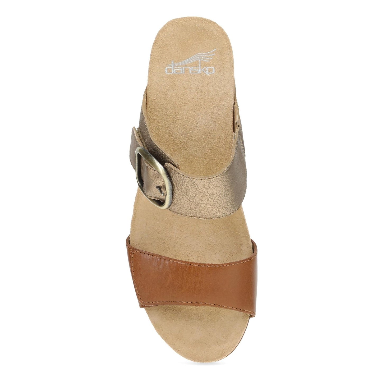 Shannon | Leather | Gold/Tan - Wedge - Dansko