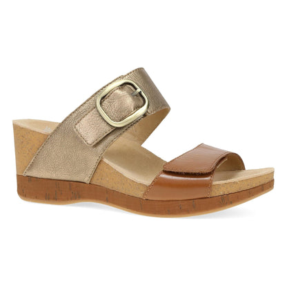 Shannon | Leather | Gold/Tan - Wedge - Dansko