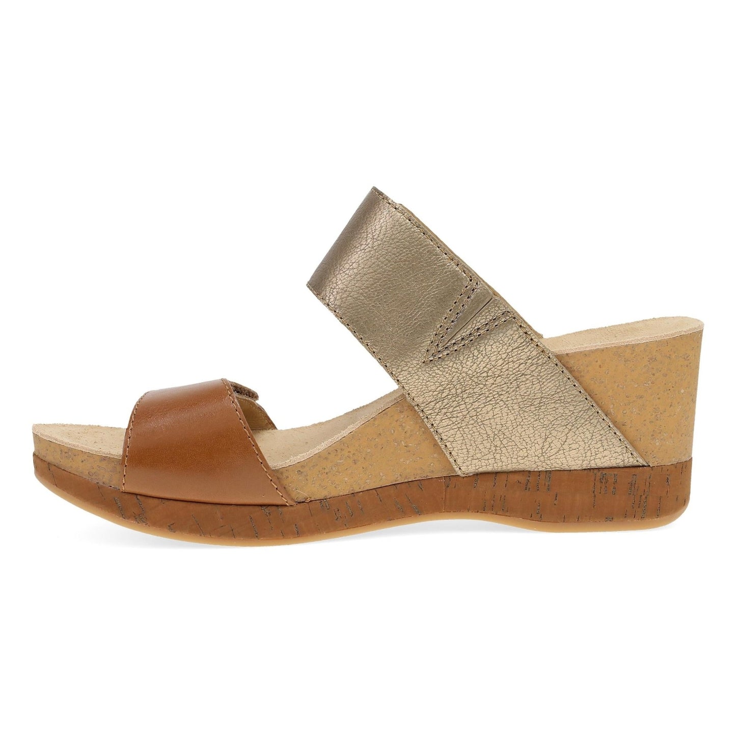 Shannon | Leather | Gold/Tan - Wedge - Dansko
