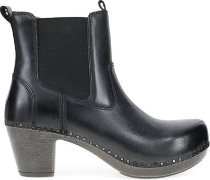 Shayna | Burnished Calf | Black - Boot - Dansko