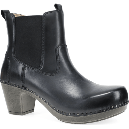 Shayna | Burnished Calf | Black - Boot - Dansko