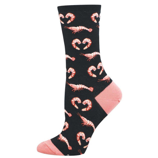 Shrimpy Love | Women | Black - socks - Socksmith