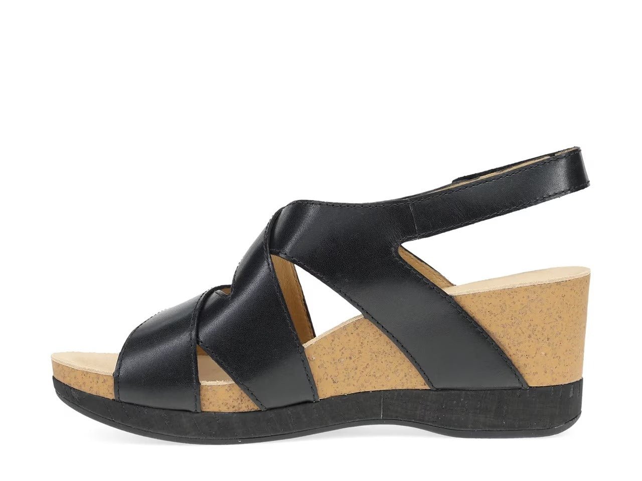 Shyla | Burnished Nappa | Black - Sandals - Dansko