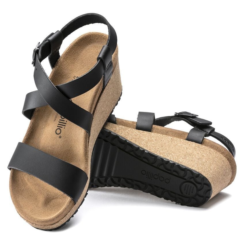 Sibyl Ring Buckle | Leather | Black - Sandals - Birkenstock