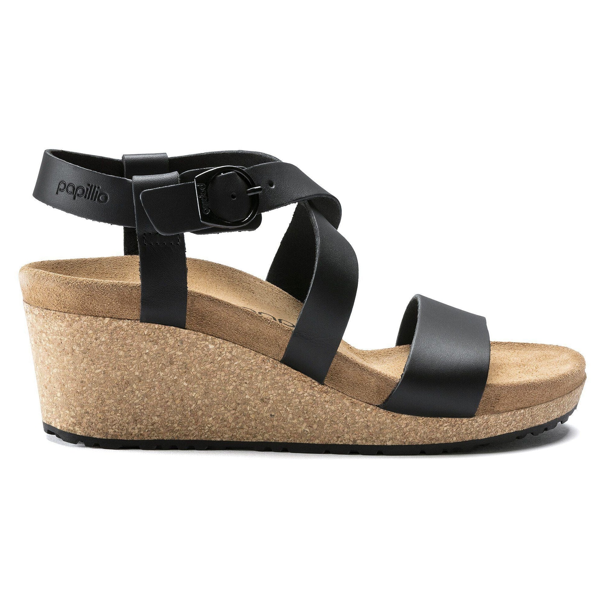 Sibyl Ring - Buckle | Leather | Black - Wedge - Birkenstock