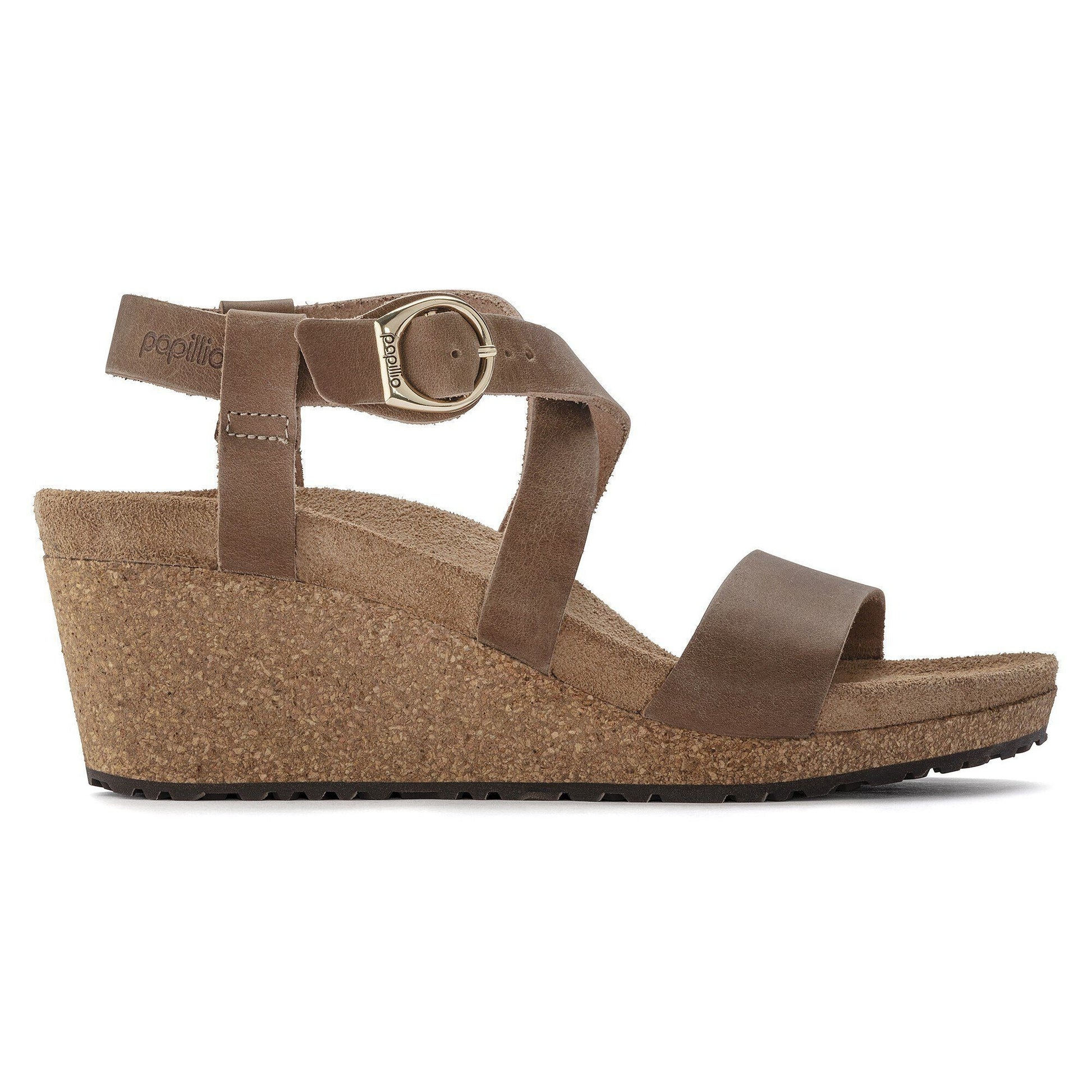 Sibyl Ring - Buckle | Oiled Leather | Cognac - sandals - Birkenstock