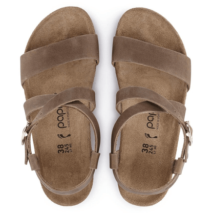 Sibyl Ring - Buckle | Oiled Leather | Cognac - sandals - Birkenstock