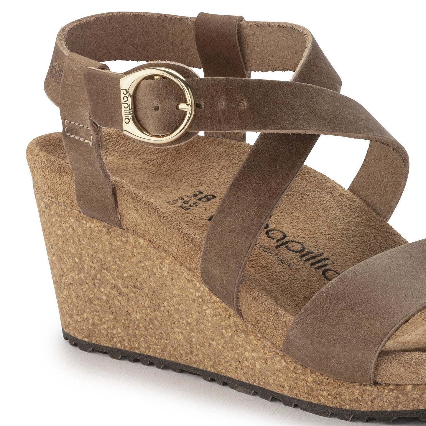 Sibyl Ring - Buckle | Oiled Leather | Cognac - sandals - Birkenstock