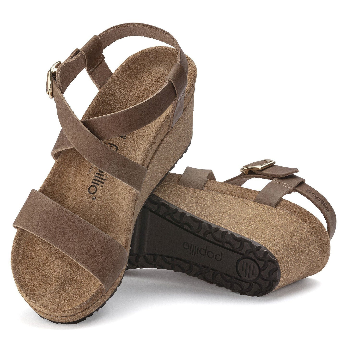 Sibyl Ring - Buckle | Oiled Leather | Cognac - sandals - Birkenstock