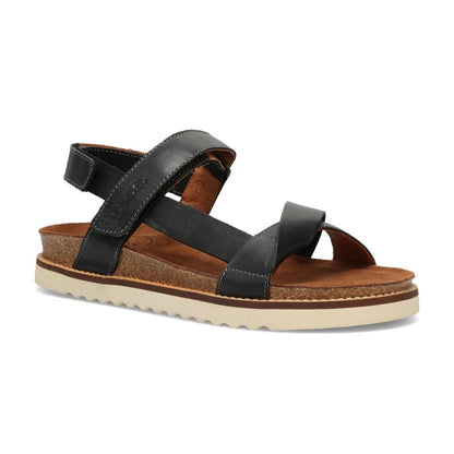 Sideways | Leather | Black - sandals - Taos