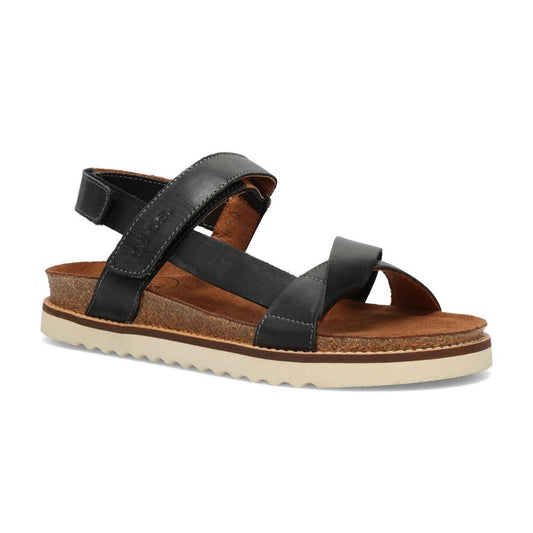 Sideways | Leather | Black - sandals - Taos