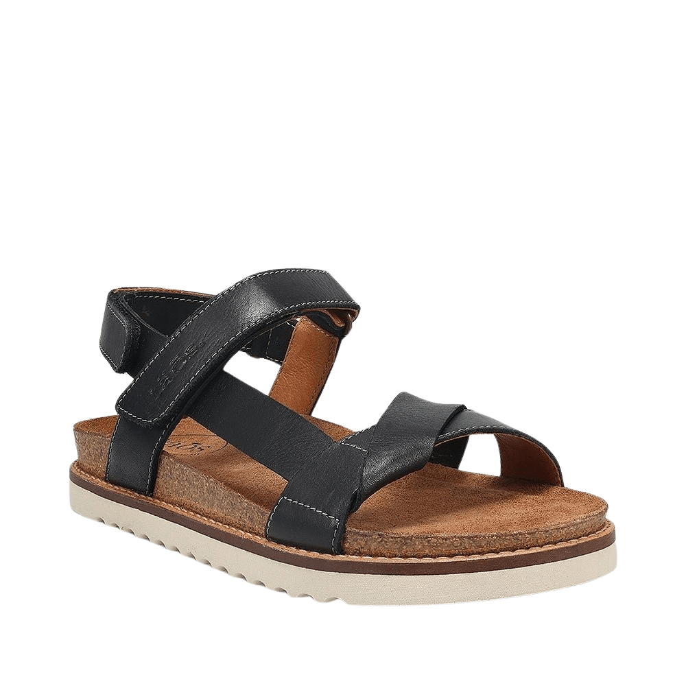 Sideways | Leather | Black - Sandals - Taos