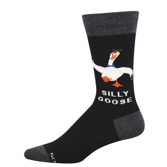Silly Goose | Men | Black - socks - Socksmith