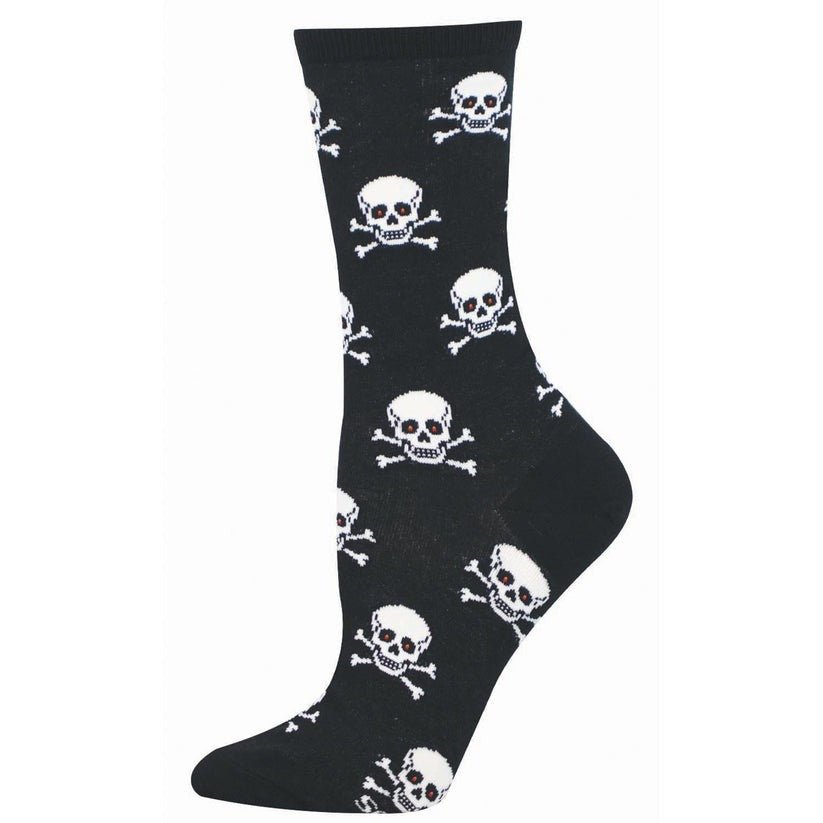 Skull And Bones Club | Women | Black - socks - Socksmith