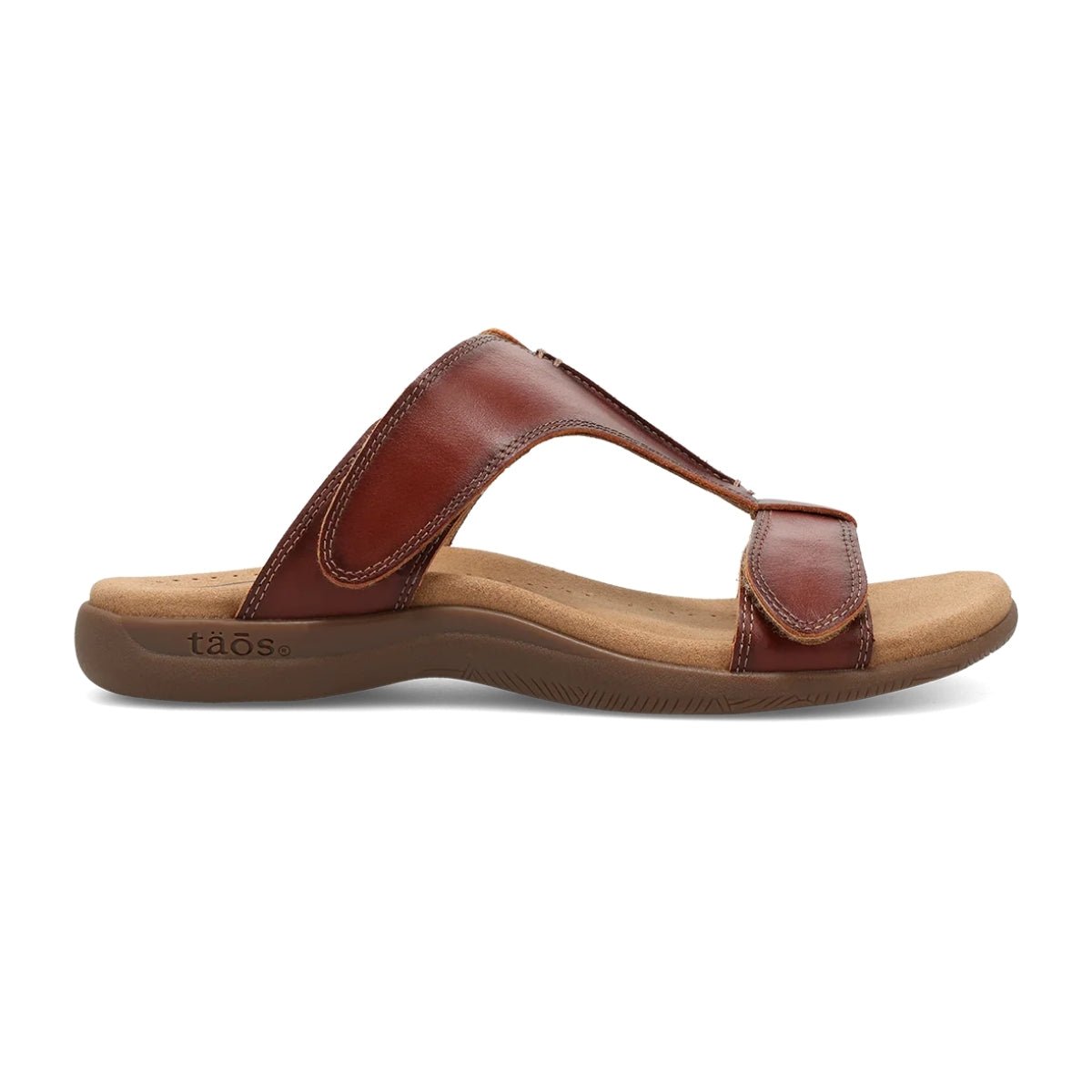 Slide Show | Leather | Cognac - sandals - Taos