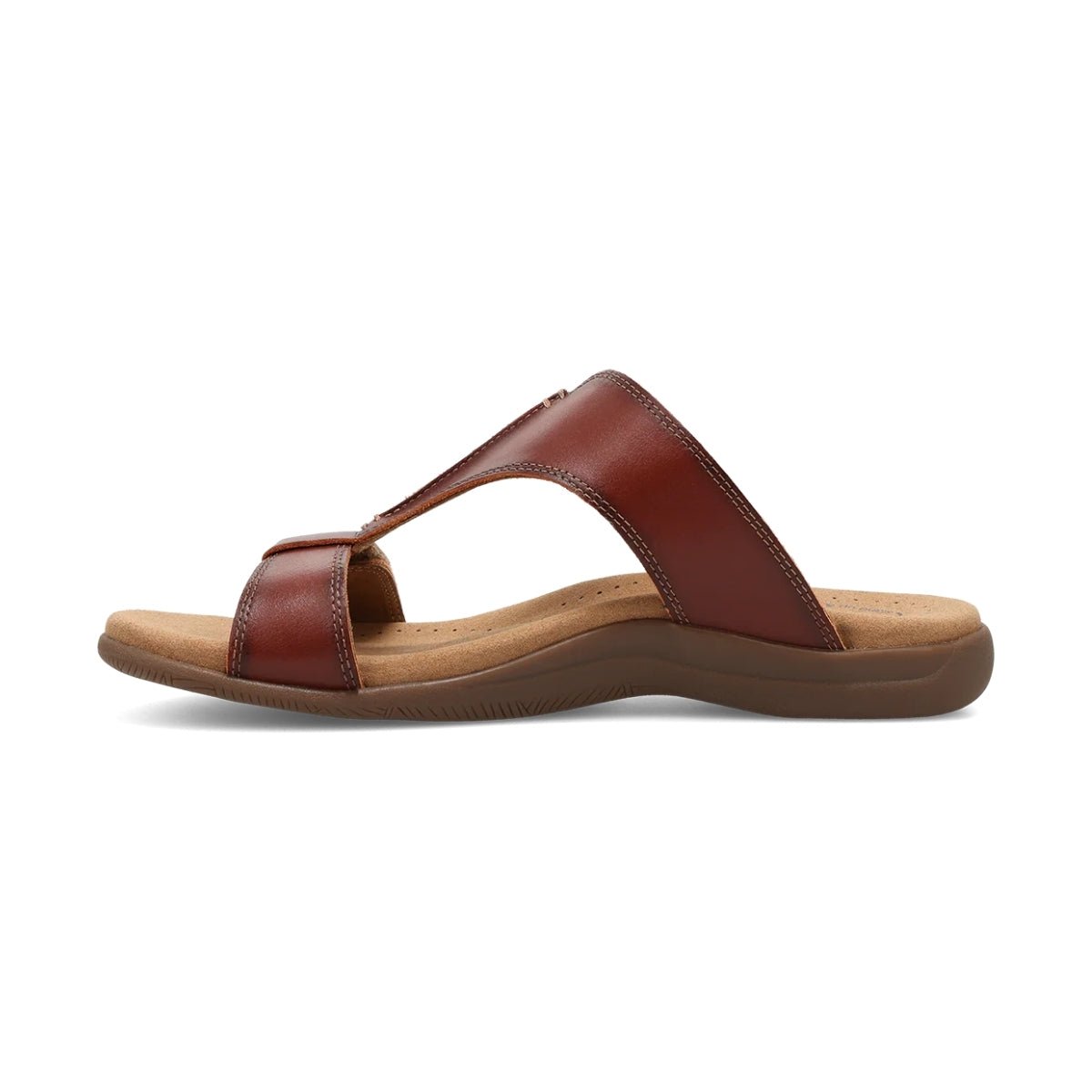 Slide Show | Leather | Cognac - sandals - Taos