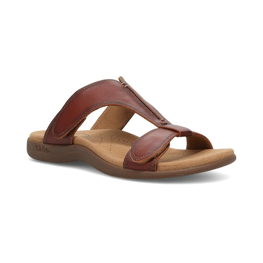 Slide Show | Leather | Cognac - sandals - Taos