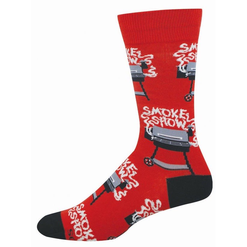Smoke Show | Men | Red - socks - Socksmith