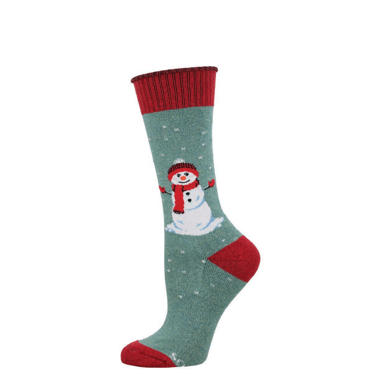 Snowman | Women | Mint - socks - Socksmith