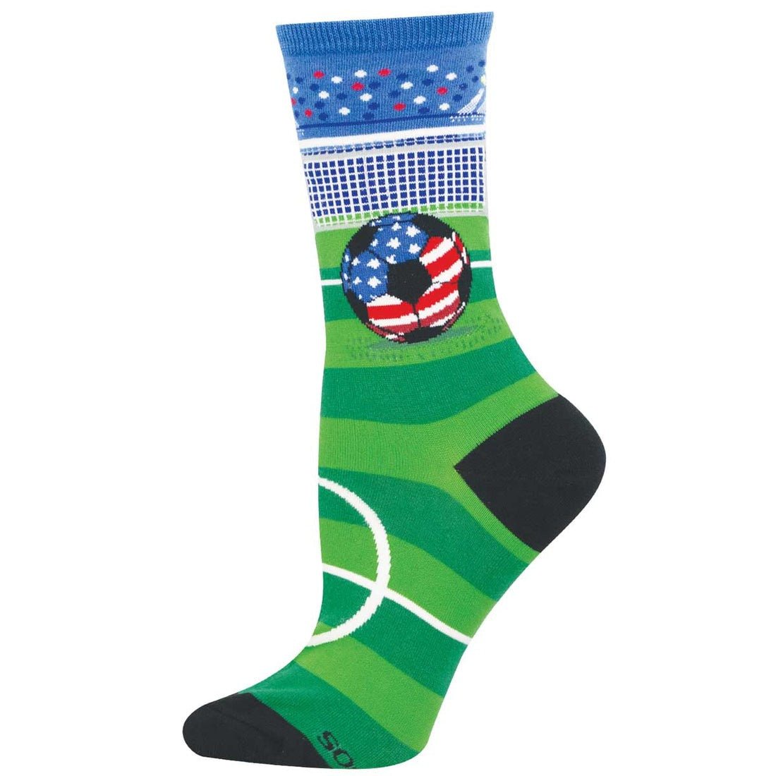 Soccer's Biggest Stage | Women | Blue - socks - Socksmith
