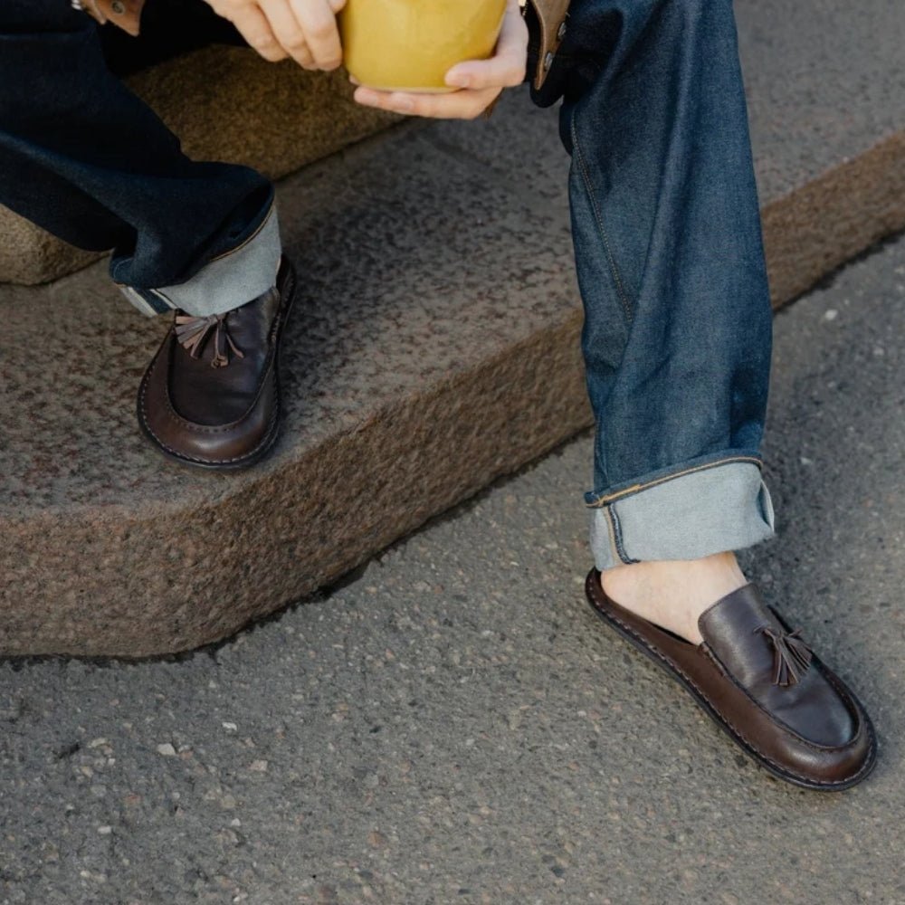 Soho | Leather | Cocoa Brown - clog - VIBAe