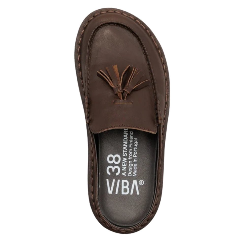 Soho | Leather | Cocoa Brown - clog - VIBAe
