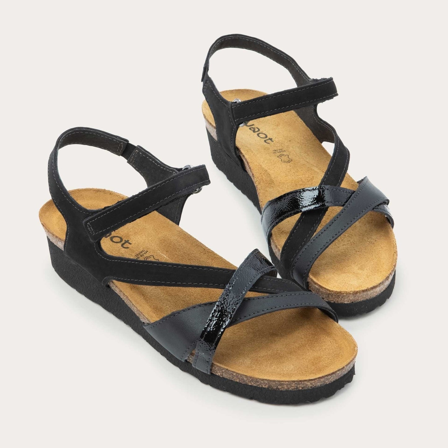 Sophia | Multi | Black - sandals - Naot