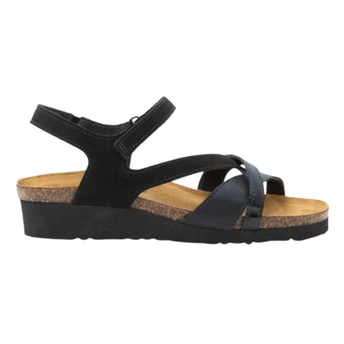 Sophia | Multi | Black - Wedge - Naot