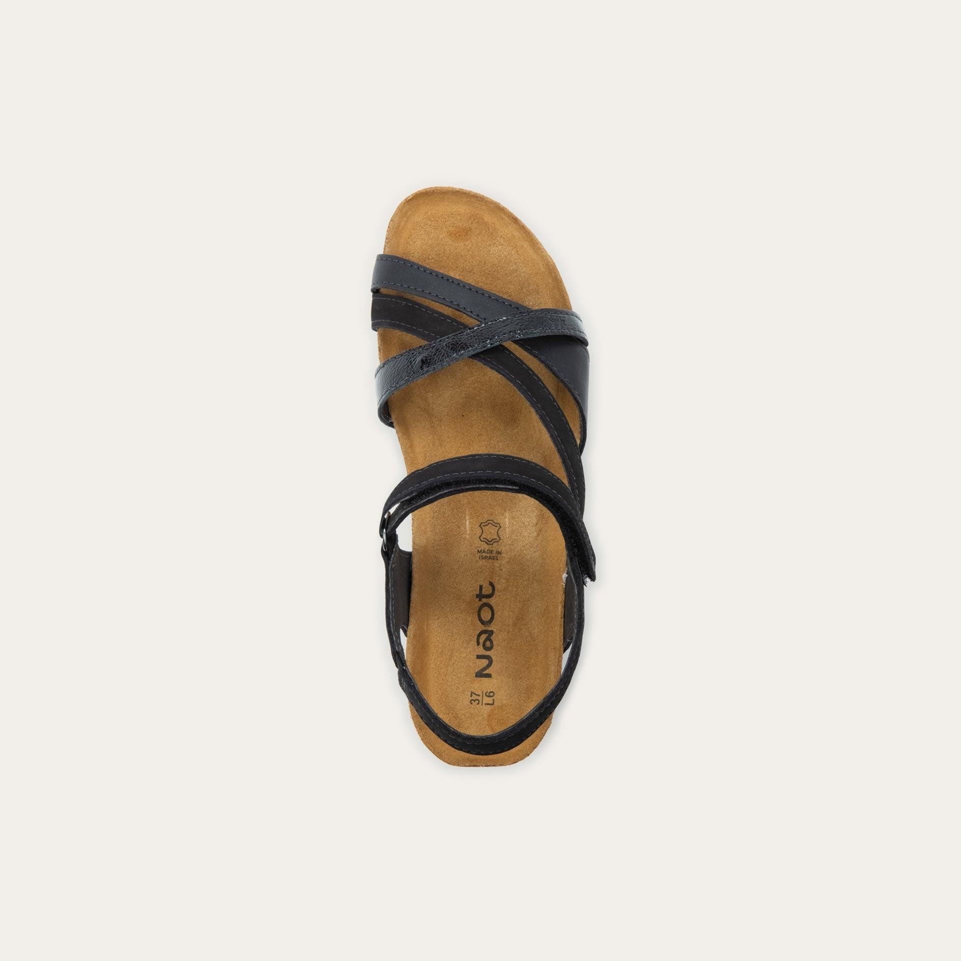Sophia | Multi | Black - sandals - Naot