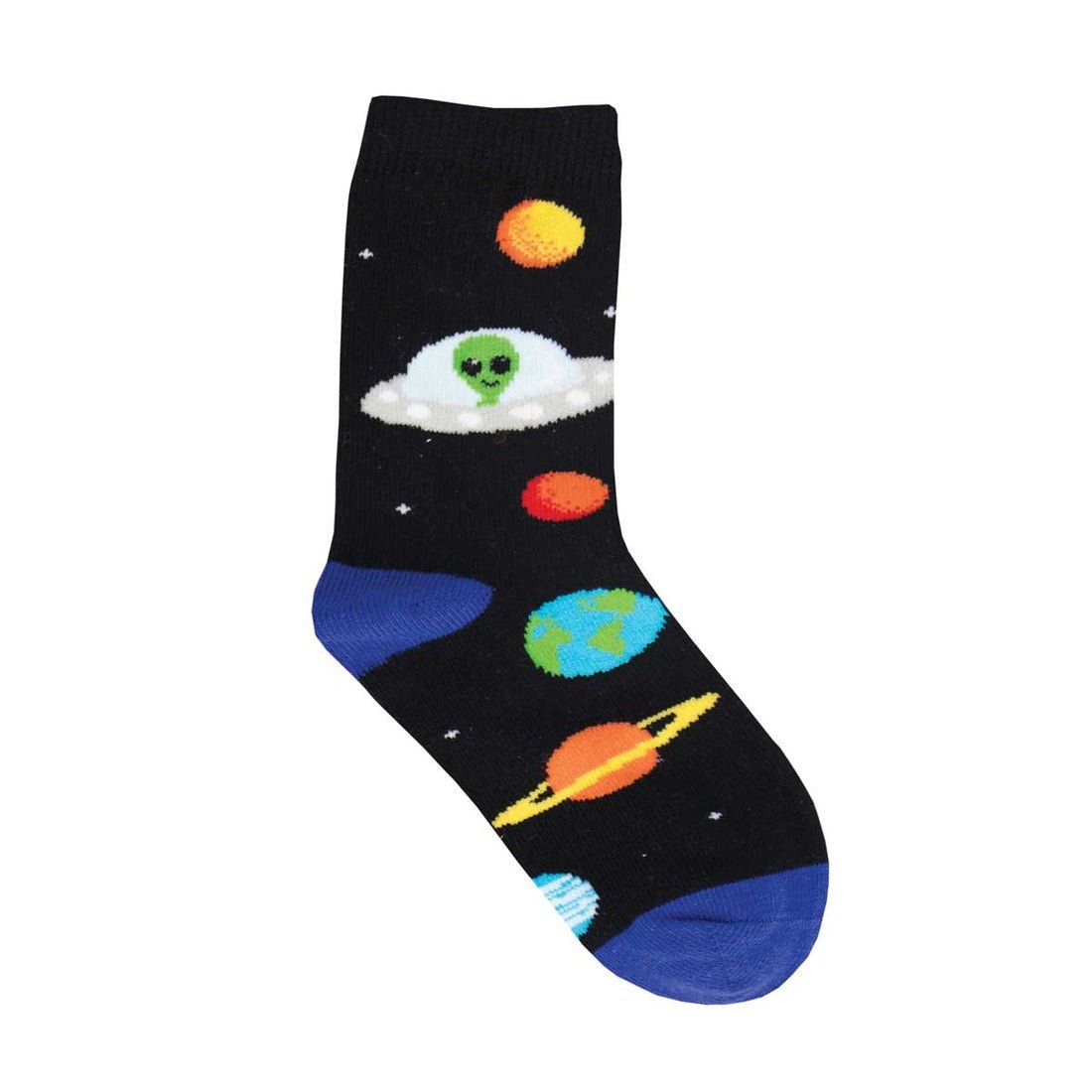 Space Race | Kids | Black - socks - Socksmith