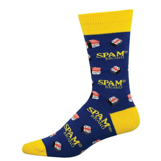 Spam Musubi | Men | Spam Blue - socks - Socksmith