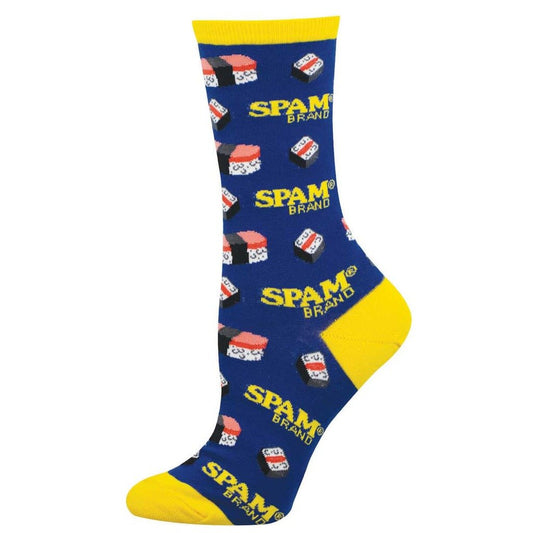 Spam Musubi | Women | Spam Blue - socks - Socksmith