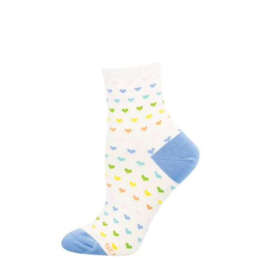 Spectrum Of Love | Women | Ivory - socks - Socksmith