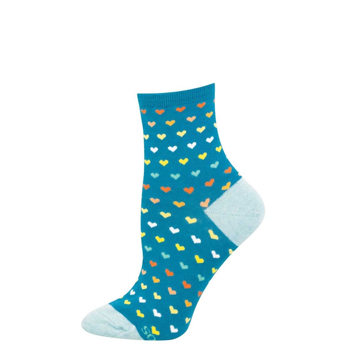 Spectrum Of Love | Women | Teal - socks - Socksmith