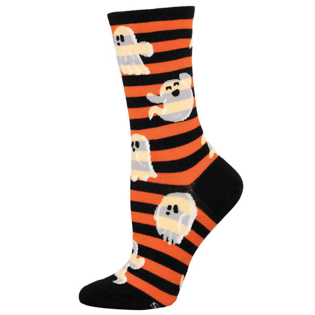 Spooky Stripes | Women | Orange - socks - Socksmith