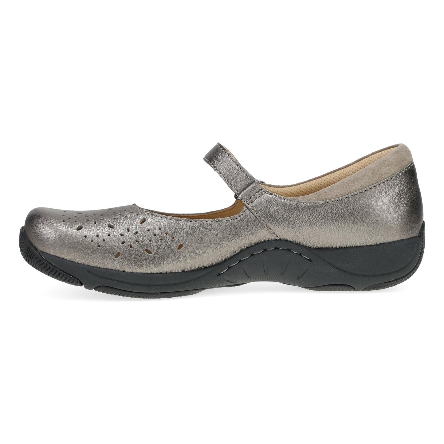 Stacy | Leather | Pewter Metallic - shoe - Dansko
