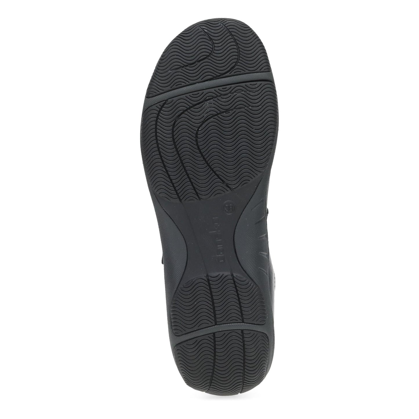 Stacy | Waxy Burnished | Black - shoe - Dansko