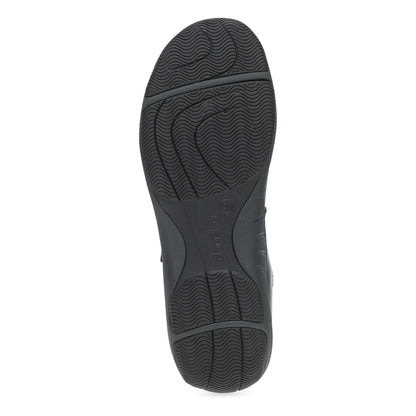 Stacy | Waxy Burnished | Black - shoe - Dansko