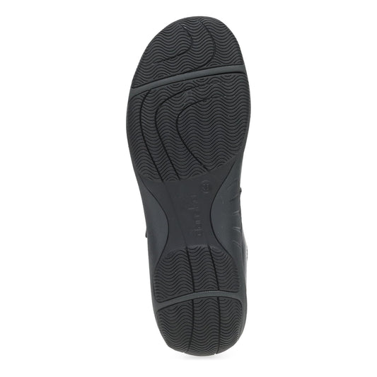 Stacy | Waxy Burnished | Black - shoe - Dansko
