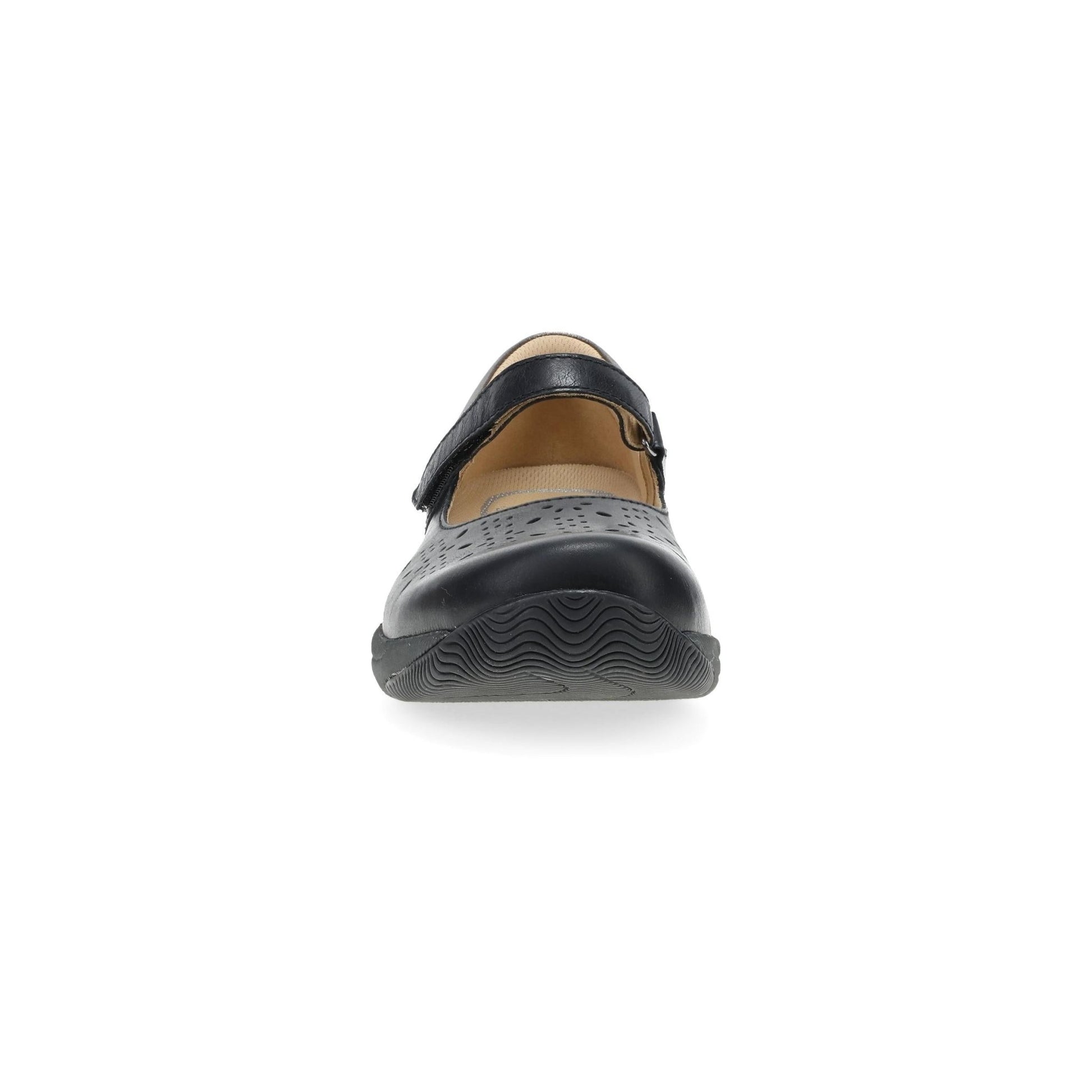 Stacy | Waxy Burnished | Black - shoe - Dansko