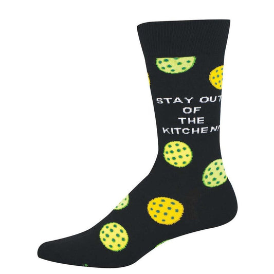 Stay Out of the Kitchen | Men | Black - socks - Socksmith