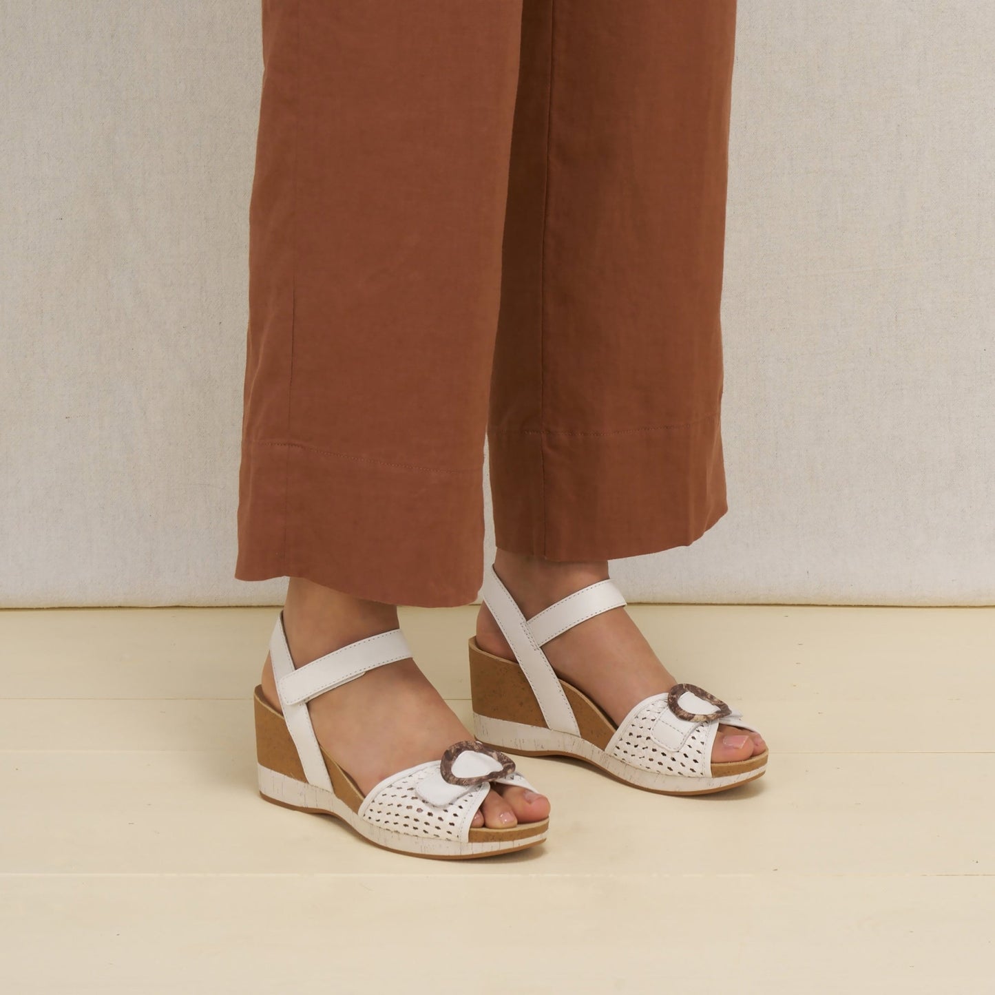 Stella | Woven | White - Wedge - Dansko